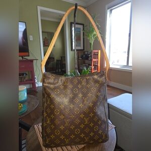 Authentic Louis Vuitton Monogram Looping Shoulder Bag